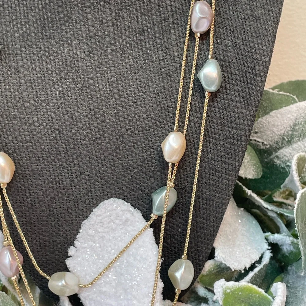 Charter Club Multi-Layered Pearl Necklace - Picture 3 of 4